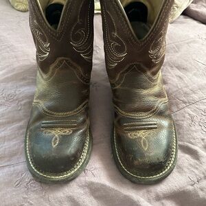 Ariat Fatbaby Brown Leather Cowboy Boots